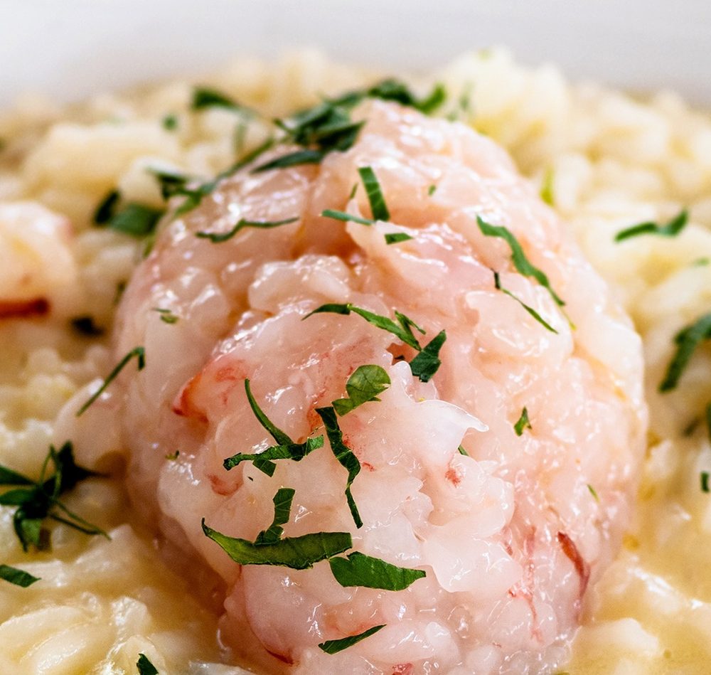 Tartar de gamba de altura congelado